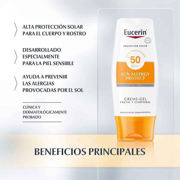 EUCERIN FPS 50 Allergy GEL Crema 150 ML