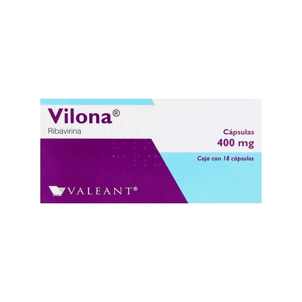 VALEANT Vilona 400 MG 18 Capsulas