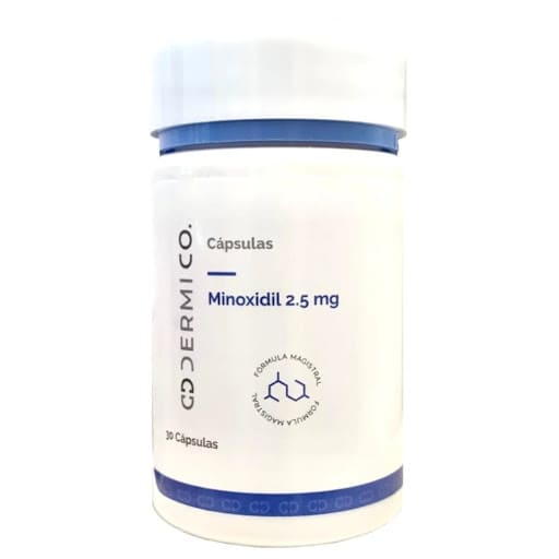 DERMICO MINOXIDIL 0.25 MG 30 CAPSULAS