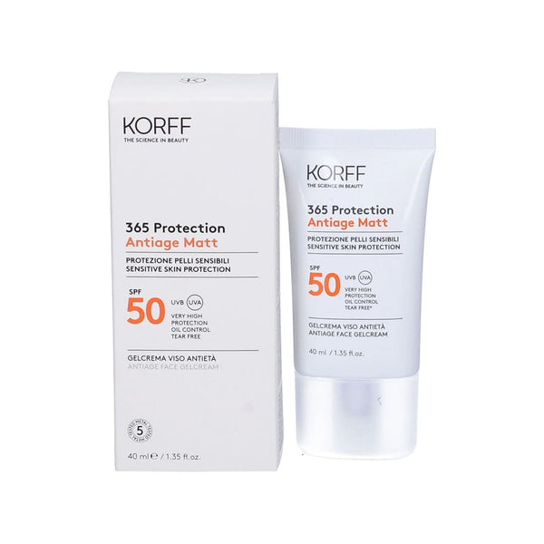 KORFF PROTECTION 365 ANTI AGE MAT SENSITIVE GEL CREMA 40 ML