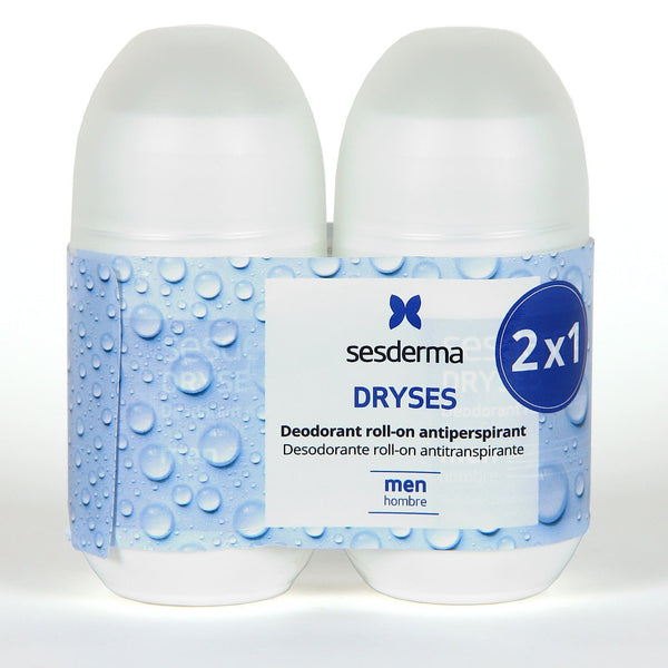 SESDERMA PACK DUPLO DRYSES HOMBRE ROLL ON 75 ML