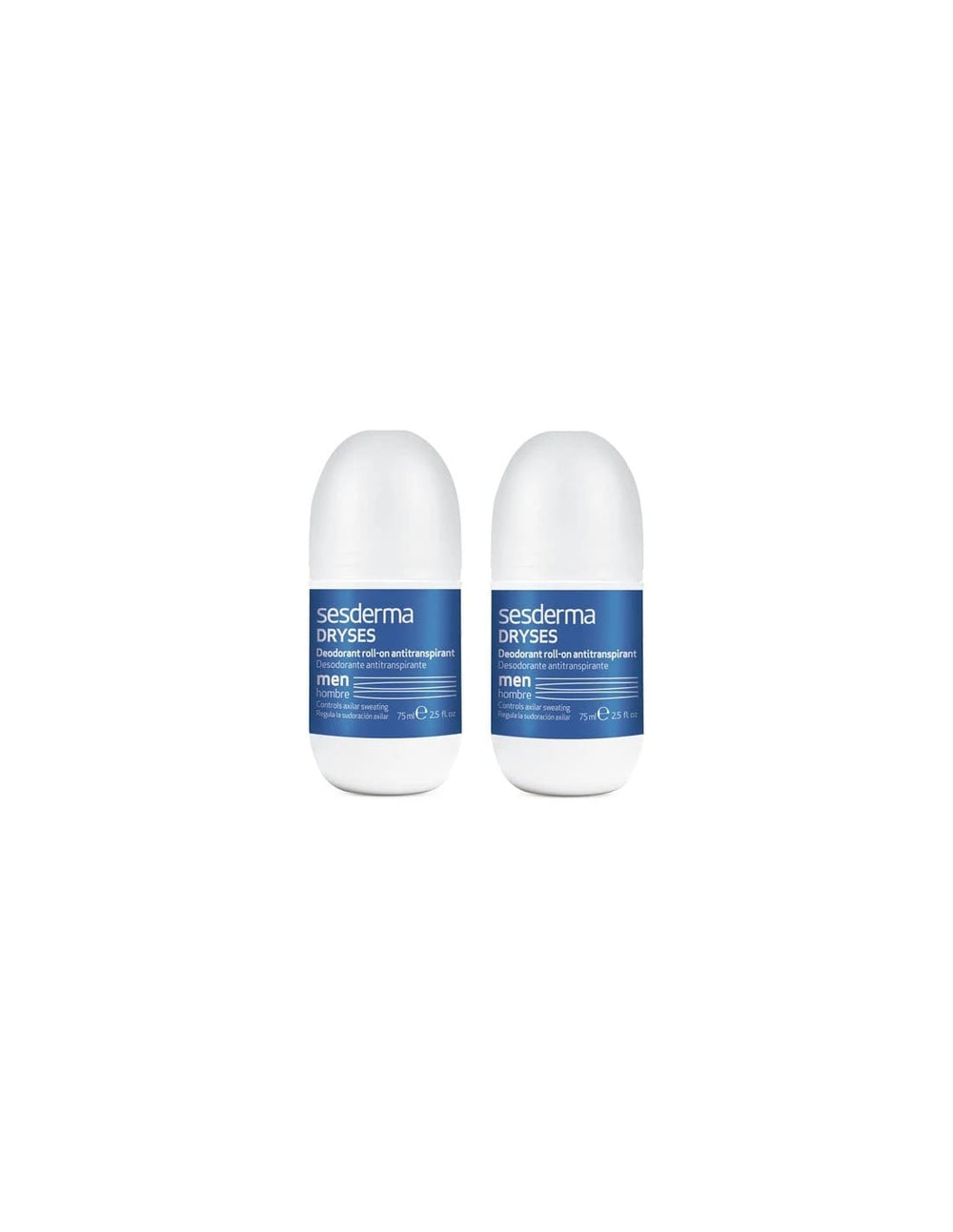 SESDERMA PACK DUPLO DRYSES HOMBRE ROLL ON 75 ML
