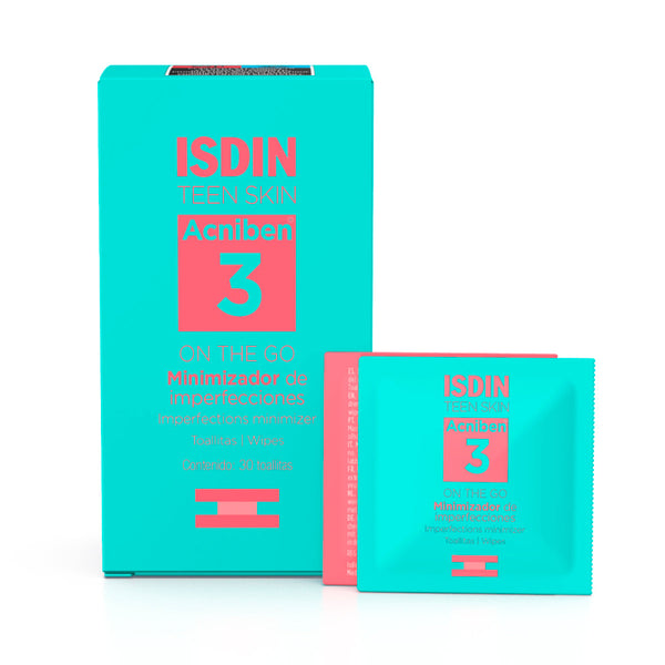 Isdin Acniben 3 ON THA GO 30 Toallitas