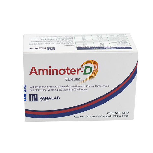 Panalab Aminoter D 30 Capsulas