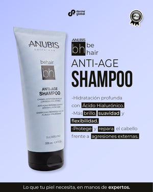 ANUBIS Be Hair Kit Anti-Age — Serum 100 ml + Mascarilla 200 ml + Shampoo 200 ml