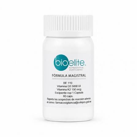 OMI BIOELITE VITAMINA D3 DE 5000 UI + K2 60 CAPSULAS